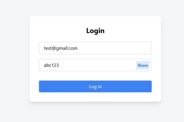 Screenshot 2 - Login screen - Techieonix